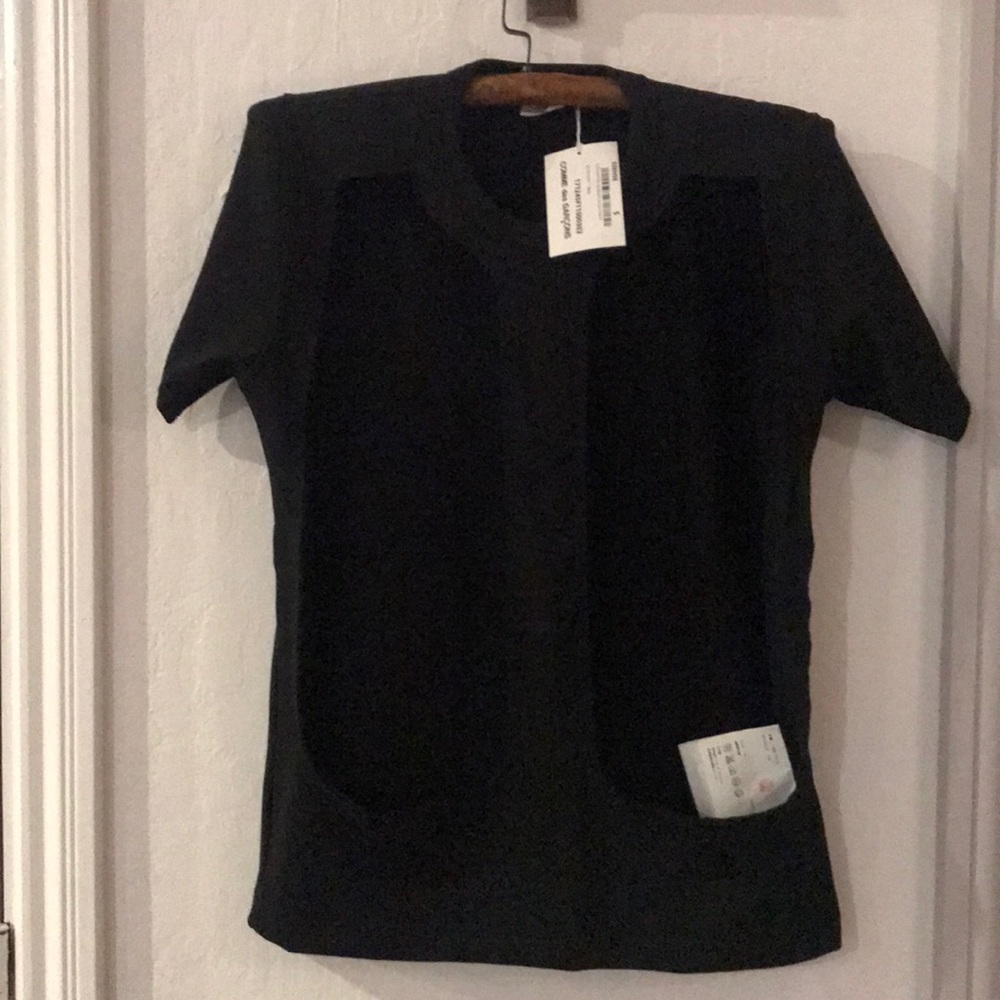 NWT comme des garçons cut out shirt